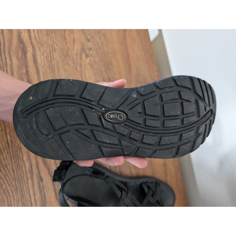 Chaco ZX2 Classic Womens 8 Black Strappy Athletic Outdoor Hiking Sandals Toe - Picture 7 of 11